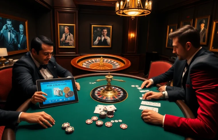 Experience the excitement of high-stakes gaming at https://uk88.trading/ with stunning visuals of poker games and roulette wheels.