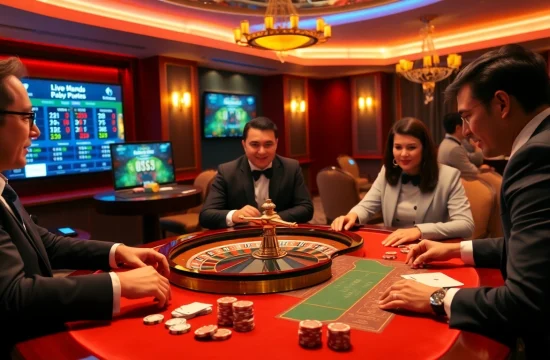 Feel the excitement with NK88 as players engage in roulette and poker
